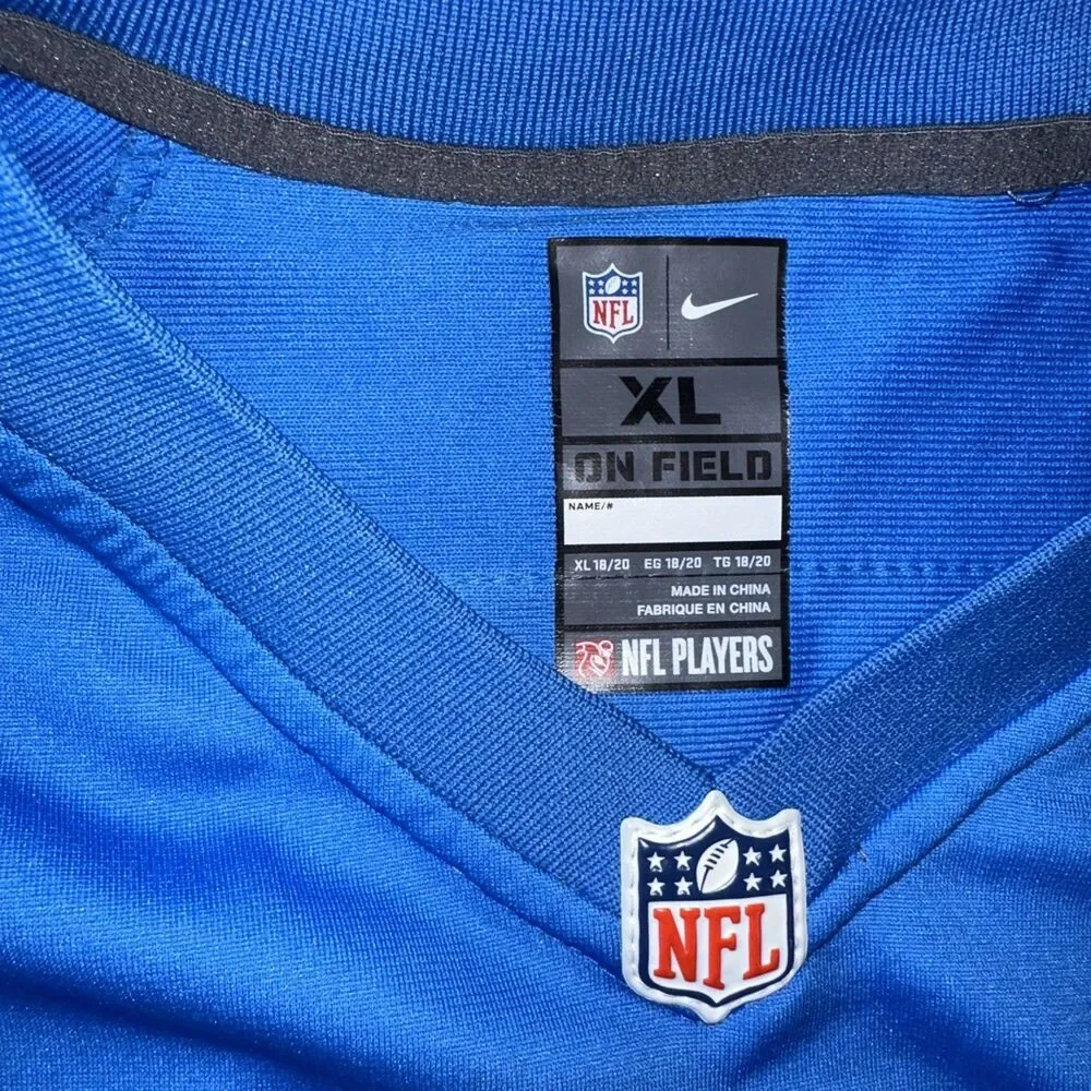 Nike On-field Los Angeles Chargers Antonio Gates Powder Blue Jersey XL 18/20 Yth